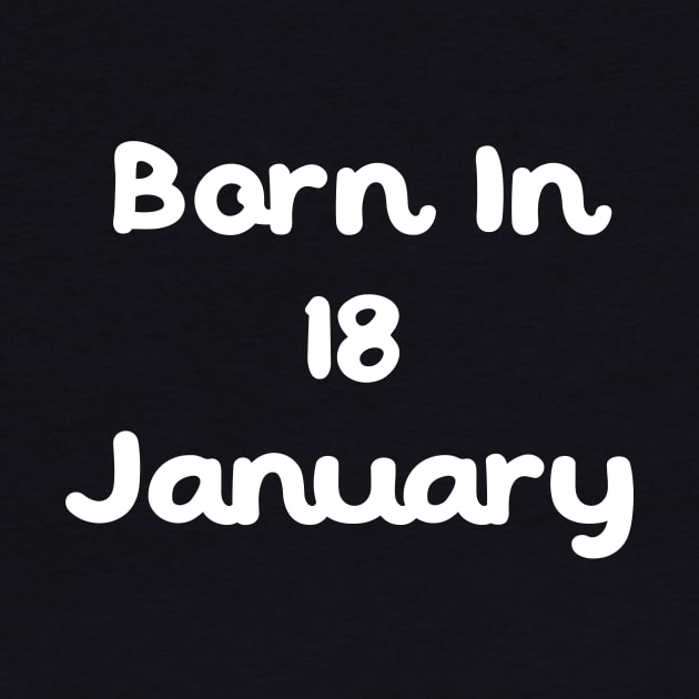 Born In 18 January by Fandie